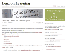Tablet Screenshot of lenzonlearning.com